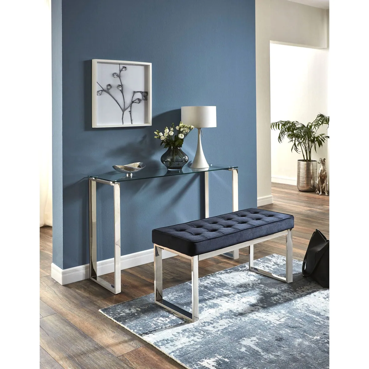 HAKU Konsole Sideboard, rechteckig, modernes Design, stabil und pflegeleicht 2