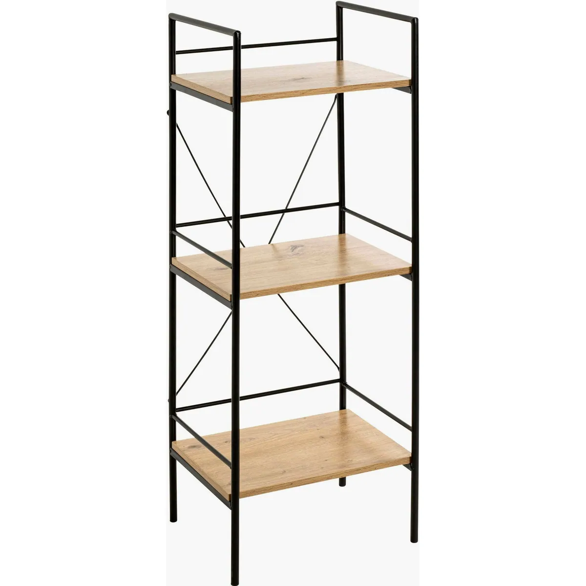HAKU Regal, MDF Eiche-Optik, 3 Ablagen — kratzbeständig, kippsicher, flexibles Design 4