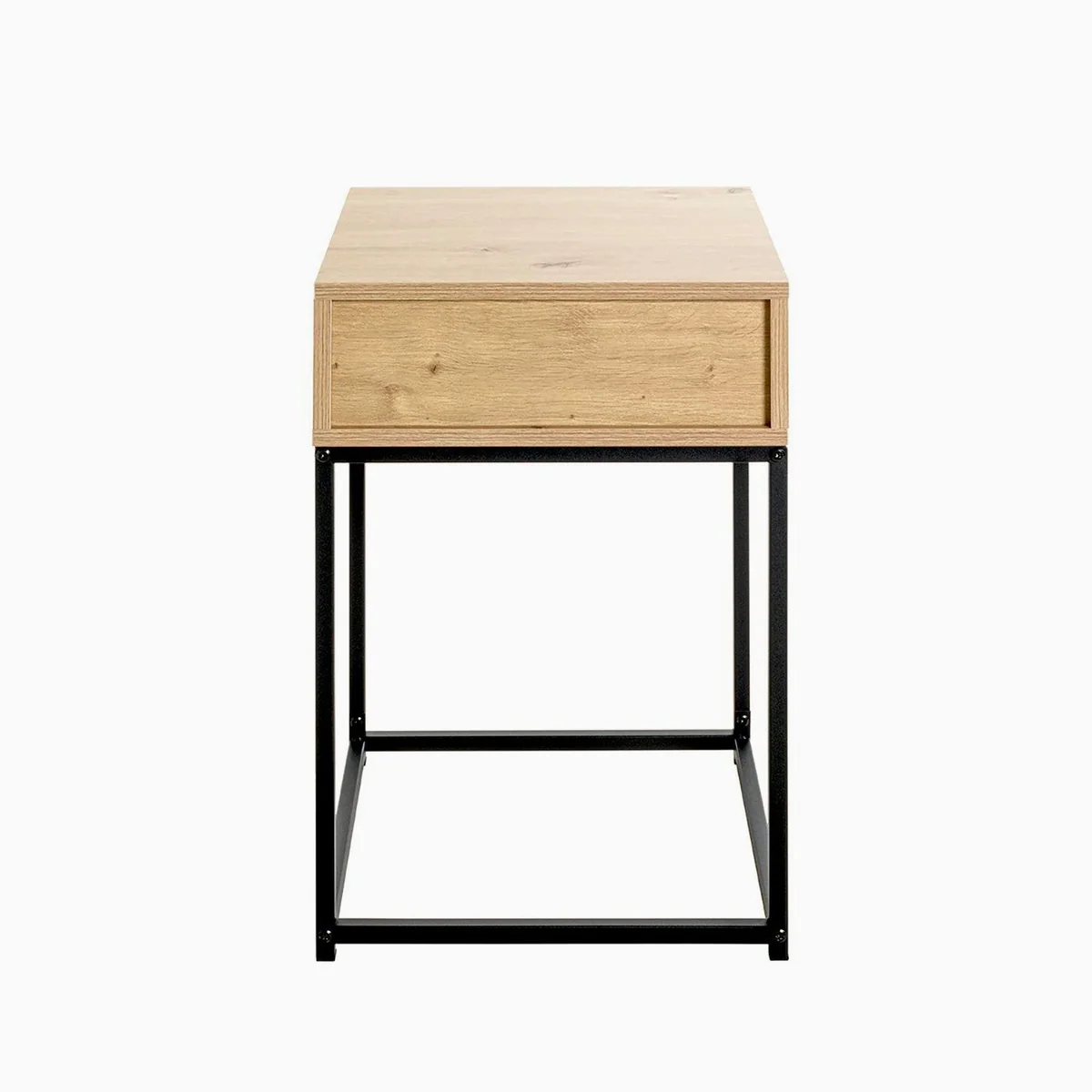 HAKU Konsolentisch Malmö 60, Eiche-Schwarz, Metall, Spanplatte — stabil, elegant, vielseitig 5