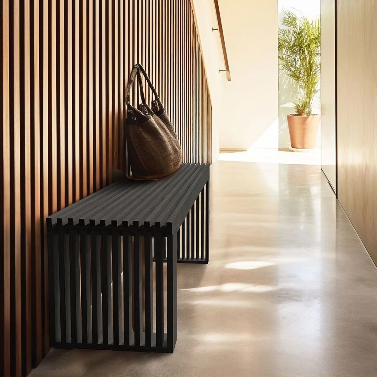 Home Deluxe LORA Sitzbank, Kiefernholz, 50 x 40 x 42 cm, modernes Design 4