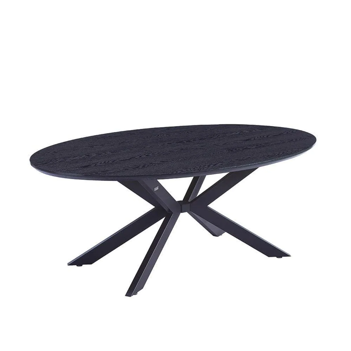 Home Deluxe AVENTIS Esstisch, oval, 200 x 120 cm, inkl. Sternfuß