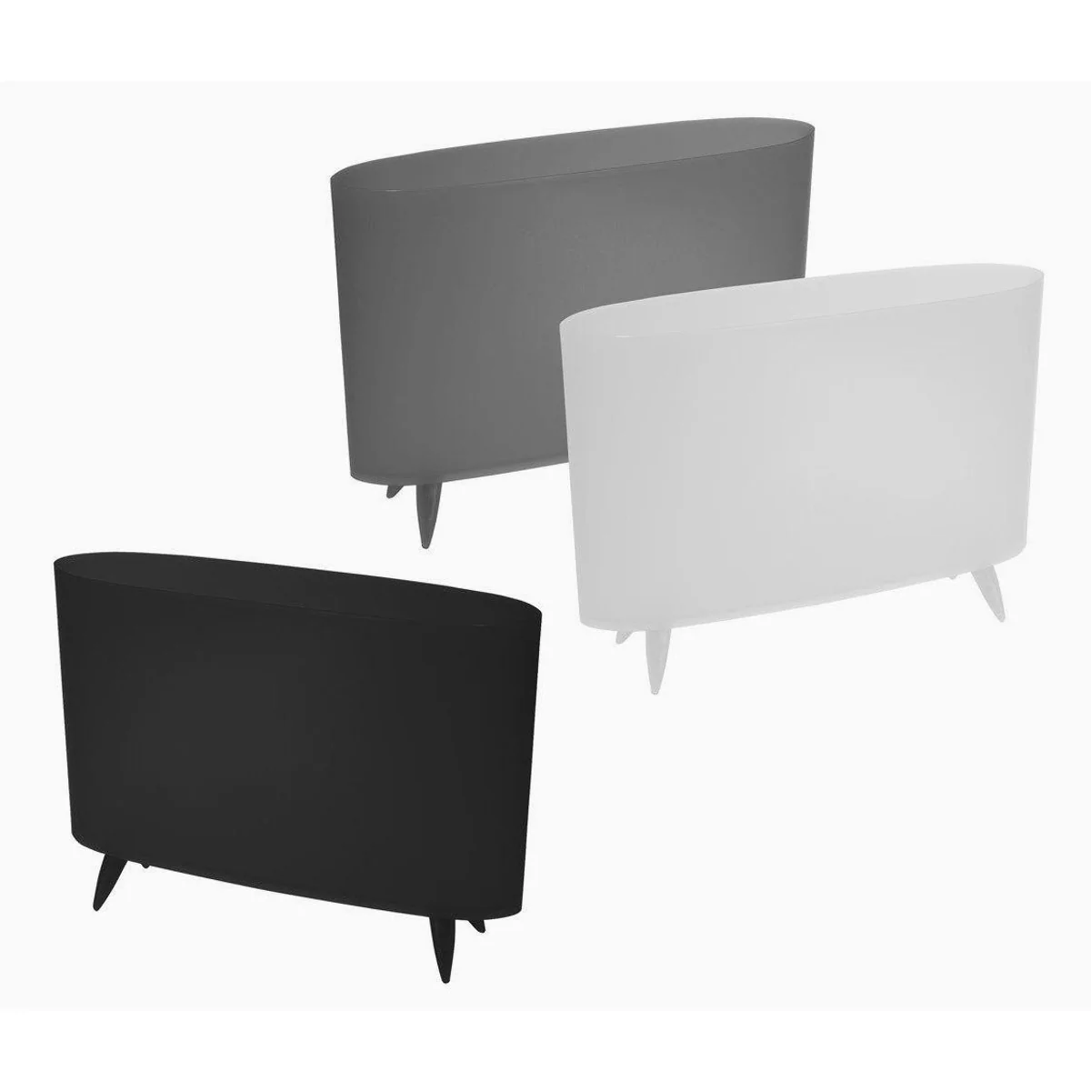 koziol MILANO Aufbewahrungsbox, elegantes Design, aus robustem Kunststoff, standfest 3